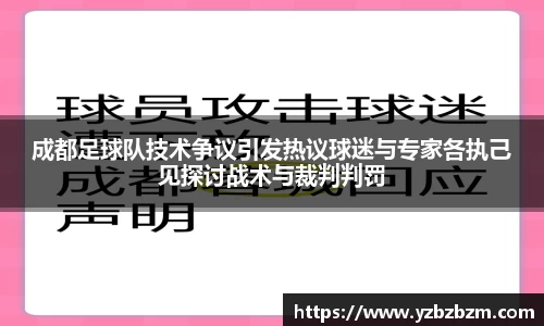 成都足球队技术争议引发热议球迷与专家各执己见探讨战术与裁判判罚