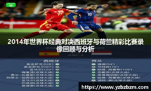 好博体育2014年世界杯经典对决西班牙与荷兰精彩比赛录像回顾与分析